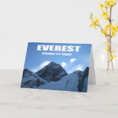 Everest - Weil es dort ist Karte (Gelbe Blume)