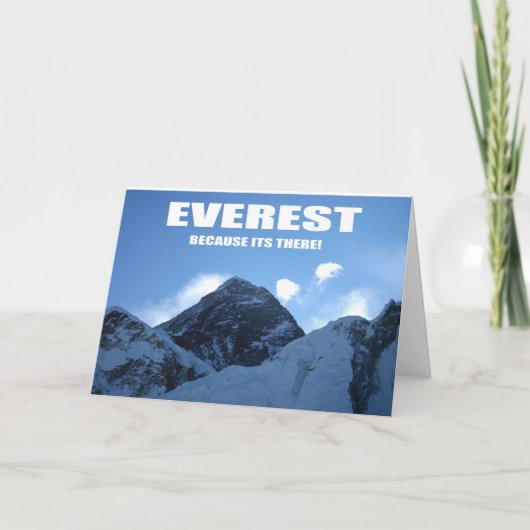 Everest - Weil es dort ist Karte (Vorderseite)