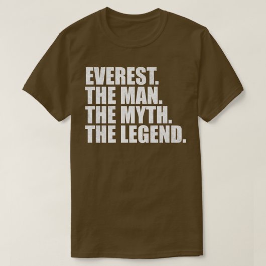 EverestEverest Name Everest Vorname Everest T-Shirt (Design vorne)
