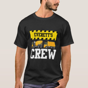 Everett Bau Crew Custom Dumptruck Dump Tr T-Shirt