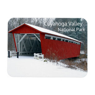 Everett Covered Bridge, Cuyahoga Valley NP Magnet