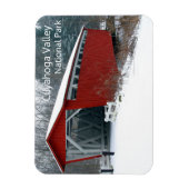 Everett Covered Bridge, Cuyahoga Valley NP Magnet (Vertikal)