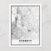 Everett Map Postkarte (Vorderseite)