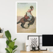 Everett McGucin auf Blue Dog Cheyenne Frontier Day Poster (Heimbüro)