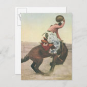 Everett McGucin auf Blue Dog Cheyenne Frontier Day Postkarte (Vorne/Hinten)