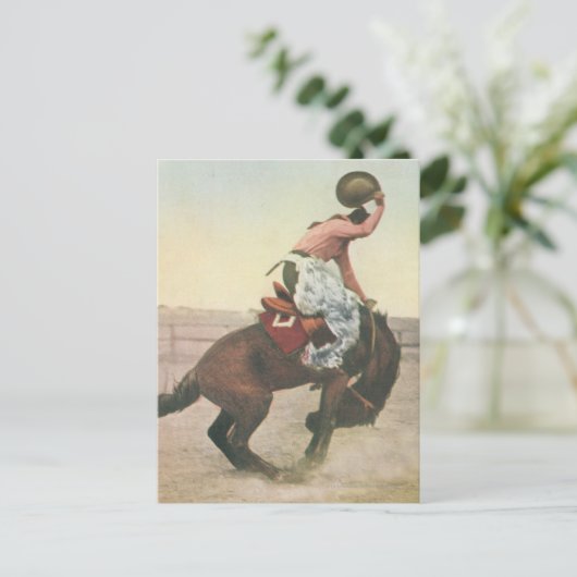 Everett McGucin auf Blue Dog Cheyenne Frontier Day Postkarte (Stehend Vorderseite)