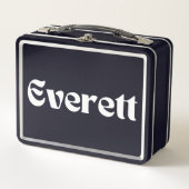 Everett Metall Brotdose (Vorderseite)