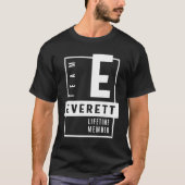 Everett Personalisiert Name Birthday Gift T-Shirt (Vorderseite)