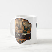 Everett, Washington| Vintag Kaffeetasse (Vorderseite Links)