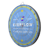 Everflow Dartboard Dartscheibe (Vorderseite rechts)