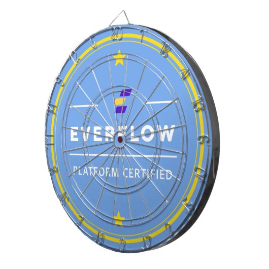 Everflow Dartboard Dartscheibe (Vorderseite rechts)
