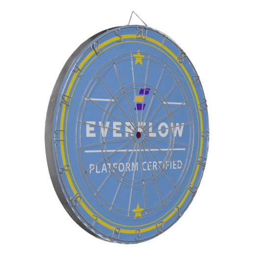 Everflow Dartboard Dartscheibe (Vorderseite Links)