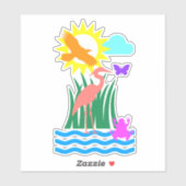 Everglade Kreaturen Aufkleber (Blatt)