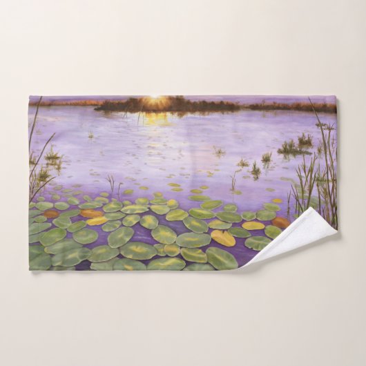 Everglades-Abend Badhandtuch Set (Handtuch)