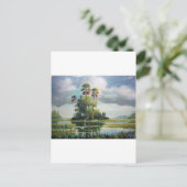 Everglades Art Postkarte (Stehend Vorderseite)