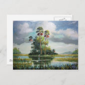 Everglades Art Postkarte (Vorne/Hinten)