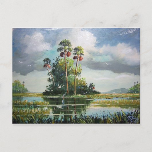 Everglades Art Postkarte (Vorderseite)