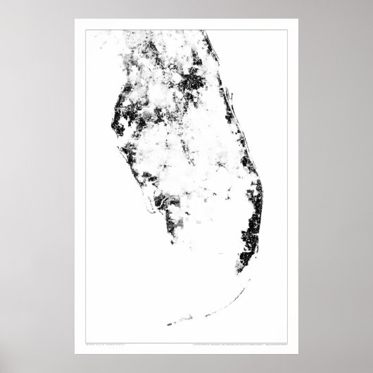 Everglades Census Dotmap Poster (Vorne)
