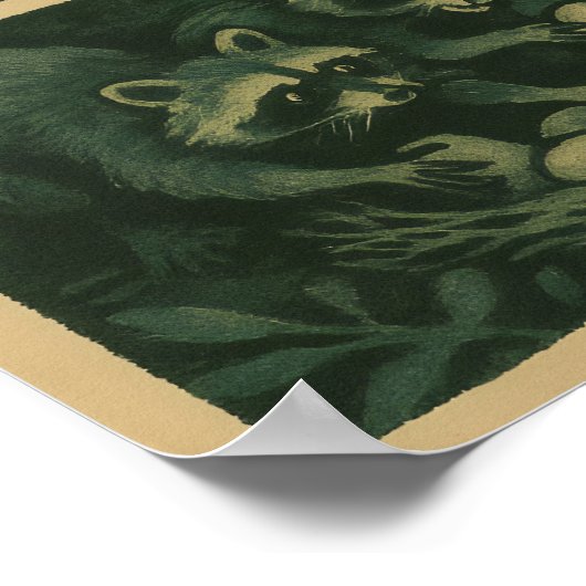 Everglades Comic - Alligator Attack Horror Poster (Ecke)