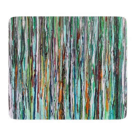 Everglades Deko Glass Cutting Board Schneidebrett (Vorderseite)