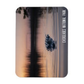 Everglades Florida Alligator Travel Magnet (Vertikal)