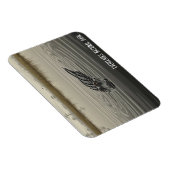 Everglades Florida Alligator Travel Magnet (Rechte Seite)
