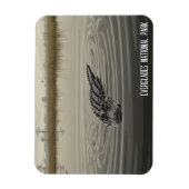 Everglades Florida Alligator Travel Magnet (Vertikal)