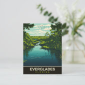 Everglades, Florida, Reisen Postkarte (Stehend Vorderseite)