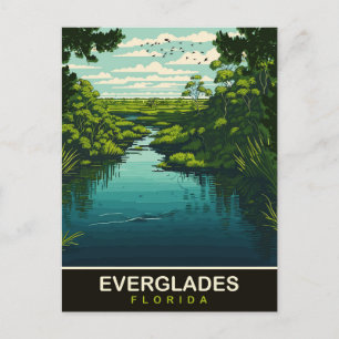Everglades, Florida, Reisen Postkarte