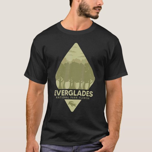 Everglades Florida Tropical Nationalpark Crocodil T-Shirt (Vorderseite)