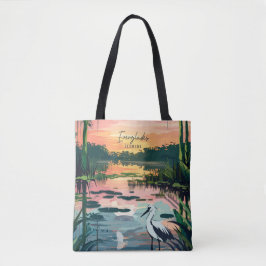 Everglades Florida Vintage Reisevorführung Tasche