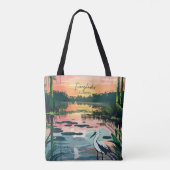 Everglades Florida Vintage Reisevorführung Tasche (Rückseite)