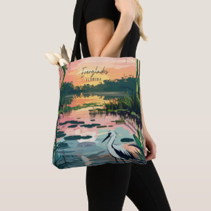 Everglades Florida Vintage Reisevorführung Tasche