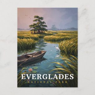Everglades National Park Feuchtgebiets-Wildnis Postkarte