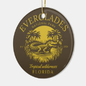 Everglades National Park Florida Keramik Ornament (Links)