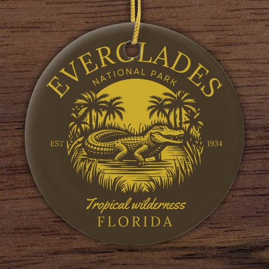 Everglades National Park Florida  Keramik Ornament