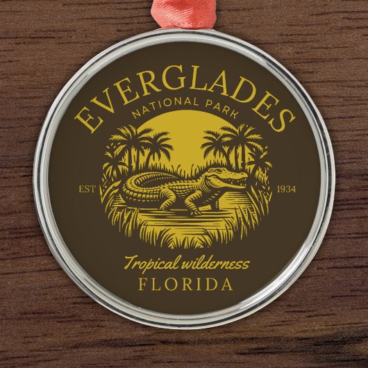 Everglades National Park Florida  Ornament Aus Metall