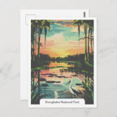 Everglades National Park, Florida USA Postkarte (Vorne/Hinten)