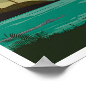 Everglades National Park Florida USA Travel Poster (Ecke)