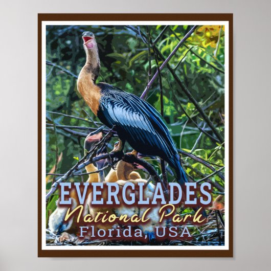 EVERGLADES NATIONAL PARK - FLORIDA VEREINIGTE STAA POSTER (Vorne)