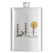 Everglades National Park Trail Flachmann (Vorderseite)