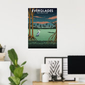 Everglades National Park Travel Poster (Heimbüro)