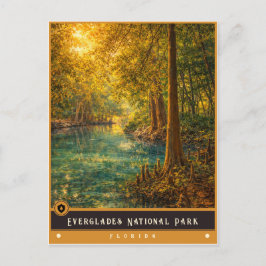 Everglades National Park | Vintage-Postkarte Postkarte