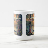 Everglades Nationalpark Alligator Sumpf Florida Kaffeetasse (Mittel)