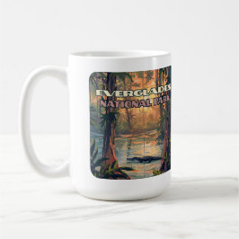 Everglades Nationalpark Alligator Sumpf Florida Kaffeetasse