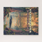 Everglades Nationalpark Alligator Sumpf Florida Puzzle (Horizontal)