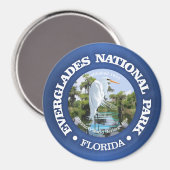 Everglades-Nationalpark (egret) Magnet (Vorderseite/Rückseite)