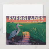 Everglades-Nationalpark Feiertagskarte (Vorne/Hinten)