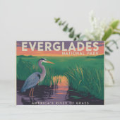 Everglades-Nationalpark Feiertagskarte (Stehend Vorderseite)