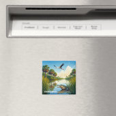 Everglades Nationalpark Florida Alligator Hertha Magnet (In Situ (Geschirrspüler))